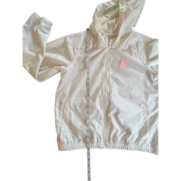 Champion Windbreaker Collegiate Ombre Jacket Hooded Cropped Womens M / Girls XL - Picture 5 of 10